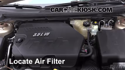 2008 Saturn Aura XE 3.5L V6 Air Filter (Engine) Check
